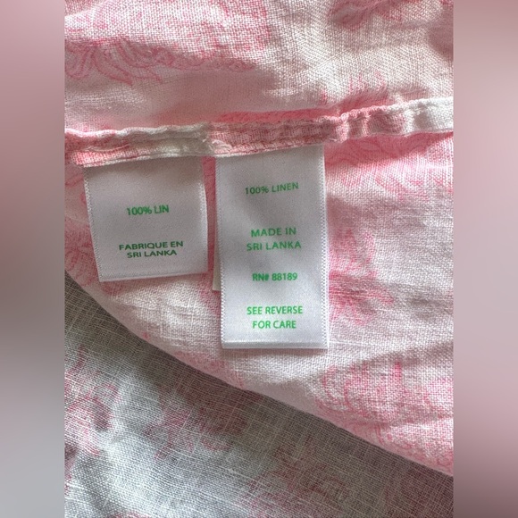 NWT Lilly Pulitzer Sea View Slice of Sunshine Button Down - Picture 8 of 13